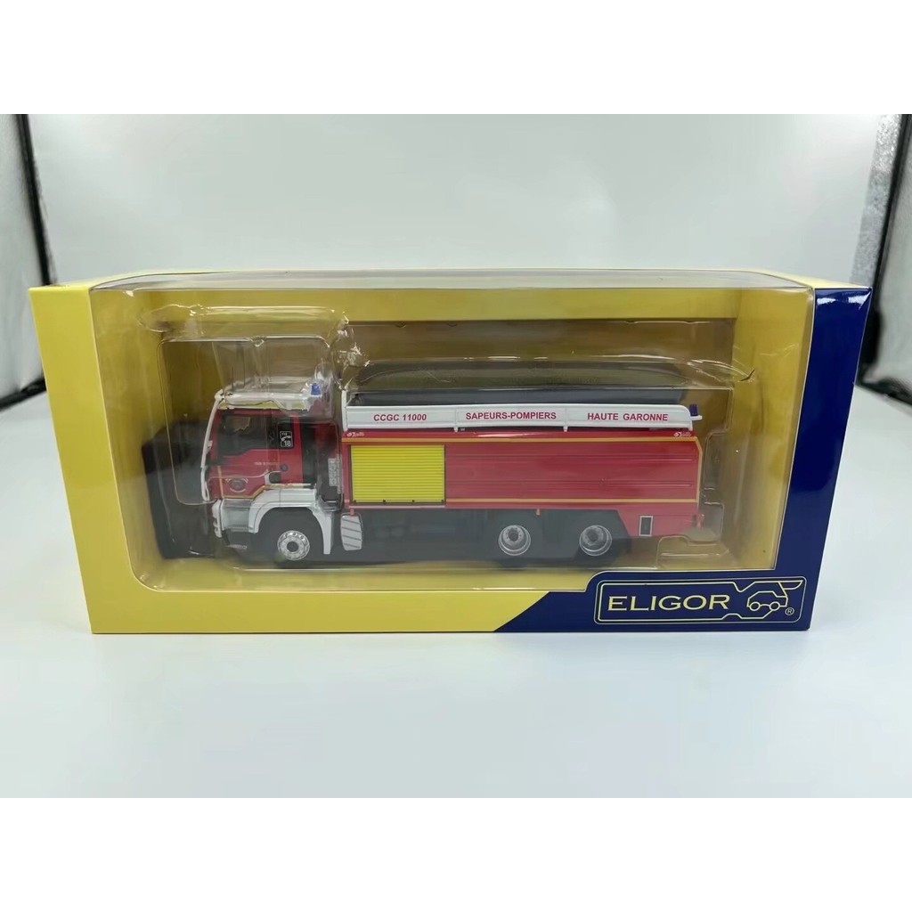 1 43 Eligor ElIGOR MAN TGS SHERPA AEROPORT SIDES MAN Airport Fire Truck German Mann Foam Fire Truck 