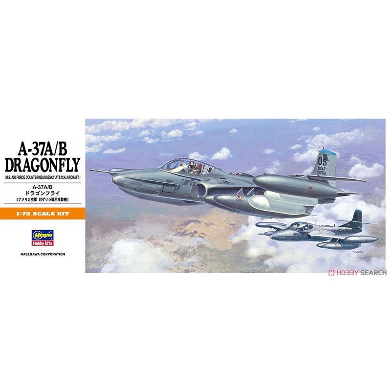 Hasegawa ประกอบรุ่น 1/72 A-37 A/B เครื่องบิน Dragonfly Strike 01142