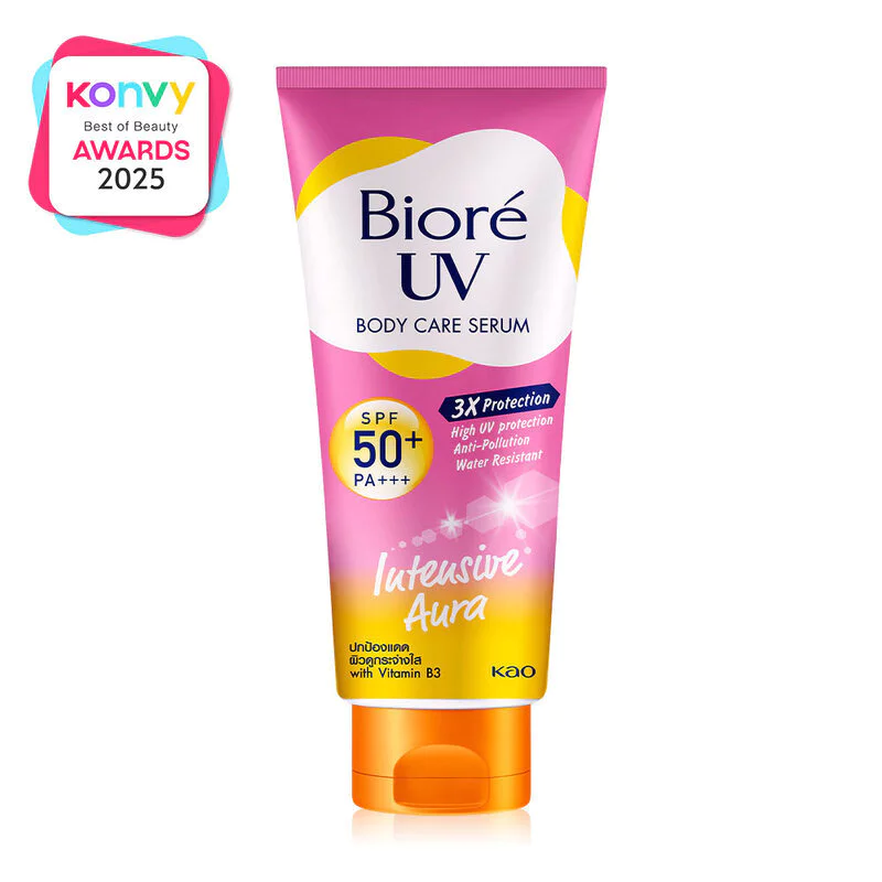 Biore UV Anti-Pollution Body Care บิโอเร ครีมกันแดดสำหรับผิวกาย 150ml (Intensive /Age Defense/Refresh /Berry) thumbnail 6