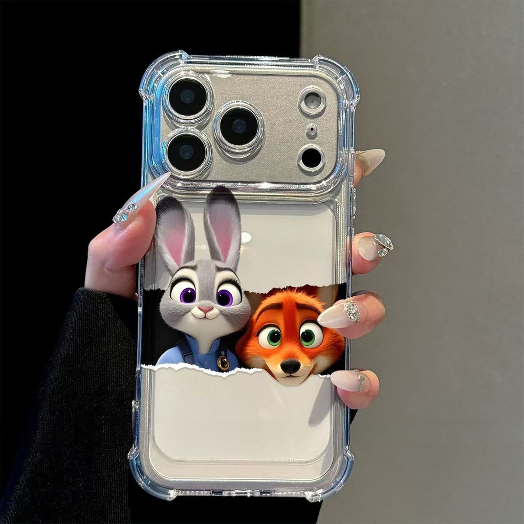 💖Quick-กันกระแทกสี่มุม เคสไอโฟน iPhone 17ProMax 16 ProMax 17 Air 15/14 Pro 14 Plus 13 12 11-ZRQSJFSTKK15