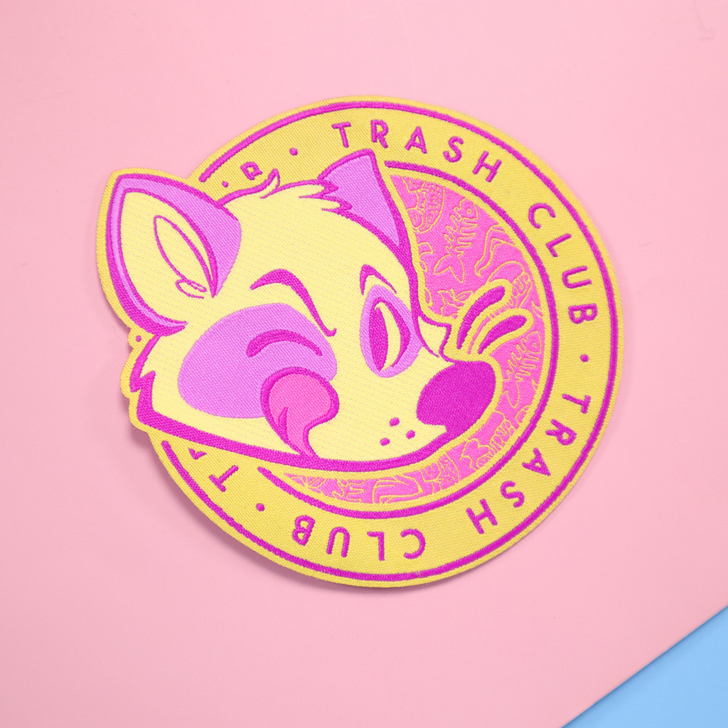 ป้ายการ์ตูนสัตว์ Self-Adhesive Fabric Stickers สำหรับตกแต่งเสื้อผ้า