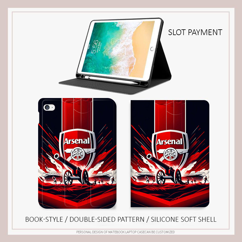 Arsenal สําหรับ A16 air M3 M5 air4/5/6 air7 10.2 gen7/8/9 mini4/5/6/7 8 iPad ใหม่ pro11 pro12.9 air13 gen10 gen11 a17pro กรณีเอเชียถ้วย