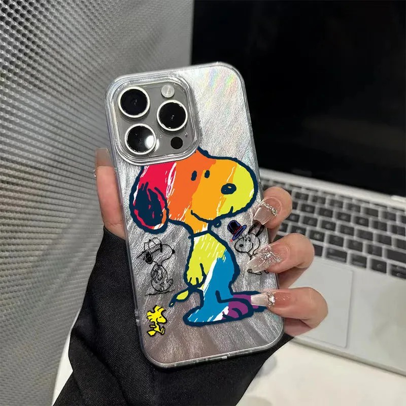 เคส Snoopy สีสันสดใส TPU Redmi & Realme & infinix redmi a3 12 13 14c redmi note 11 12 13 4g/5g pro p