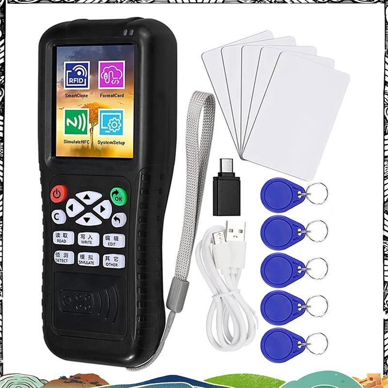 Super Multi Frequencycies RFID Smart Card Programmer, RFID Reader Writer Duplicator, Reader, ถอดรหัส