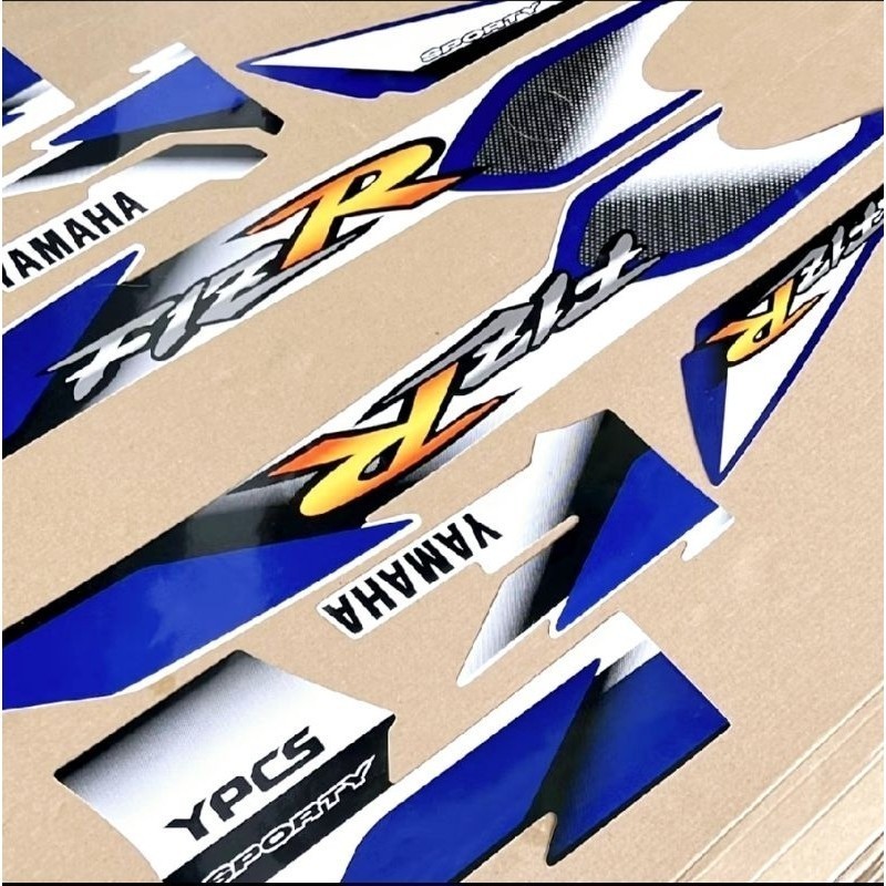 Pnp PnP Striping สติกเกอร์ yamaha F1ZR fizr fiz r f1 zr Sporty 2001 2002 Blue list body มอเตอร์