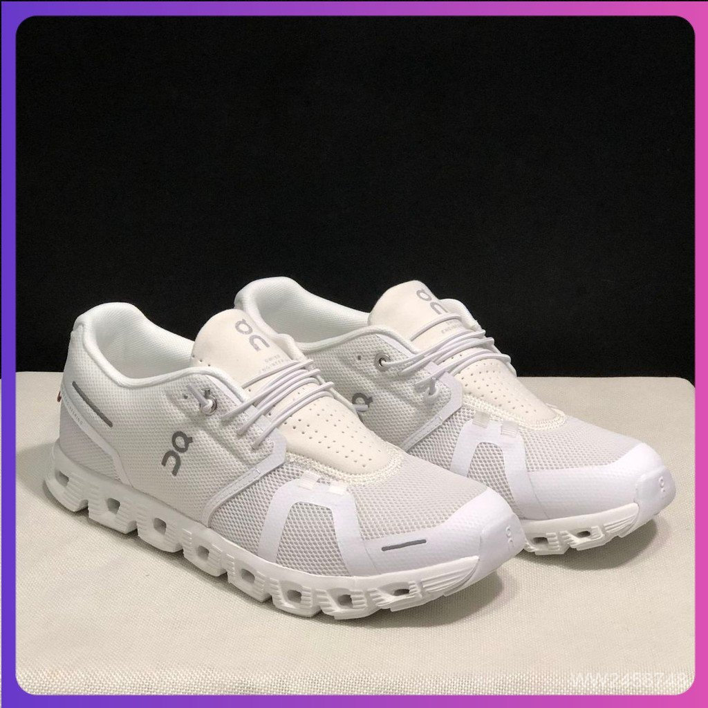 9ZW9 บน Cloud 5 Cloud5 ผู้ชายผู้หญิงรองเท้าวิ่งกีฬา Unisex Universal คู่ตาข่ายน้ําหนักเบา