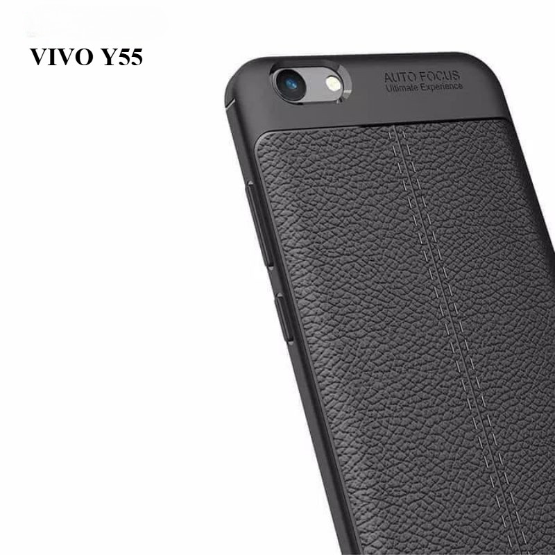 Vivo Y55 Y55A Autofocus Carbon Silicon Case