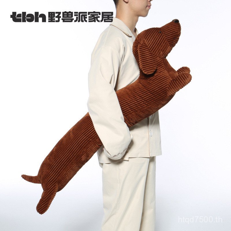 Dachshund สุนัขเอว tbh หมอนหมอนห้องนอนหมอนเบาะหมอนคอ Strip Hug หมอนน่ารัก Nap V7RW