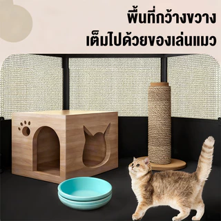 คอกแมวพับได้ กรงแมวใหญ่ คอกสัตว์เลี้ยง ที่นอนแมว กรงแมวขนาดใหญ่ คอกสัตว์เลี้ยงพับได้ แมว