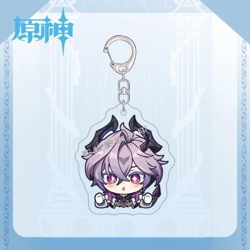 Genshin Impact Little Demon Durin พัดลมน่ารักทํางานโทรศัพท์โลหะอะคริลิคโทรศัพท์มือถือสําหรับเชือกเส้