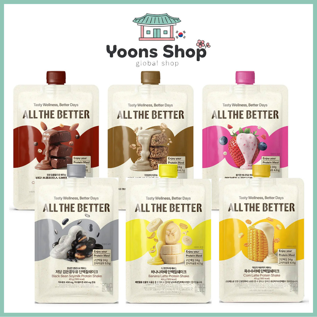 [ALL THE BETTER]  โปรตีนเชค 45g / 6 รสชาติ
