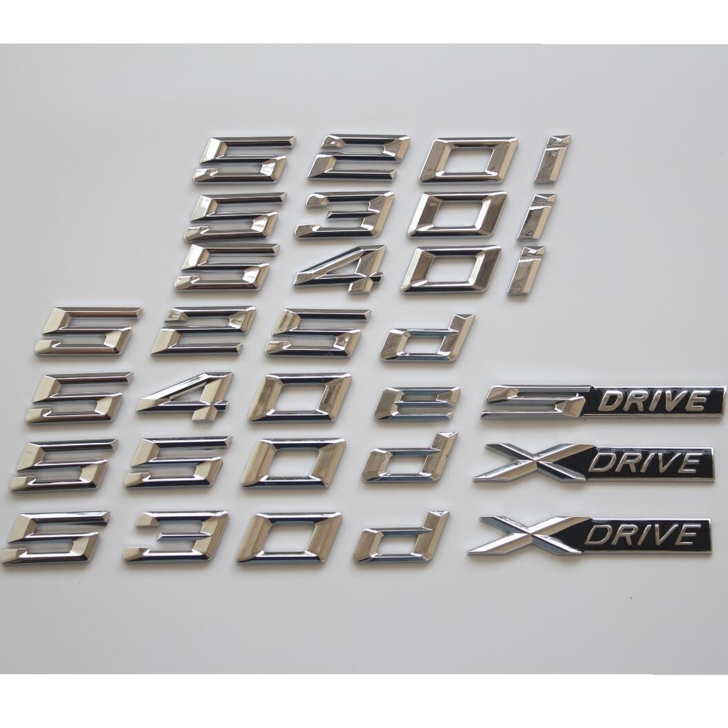 โลโก้รถ BMW/BMW Wordmark 520i 530i 535i 540i 550i 530d 520d 540d 550d