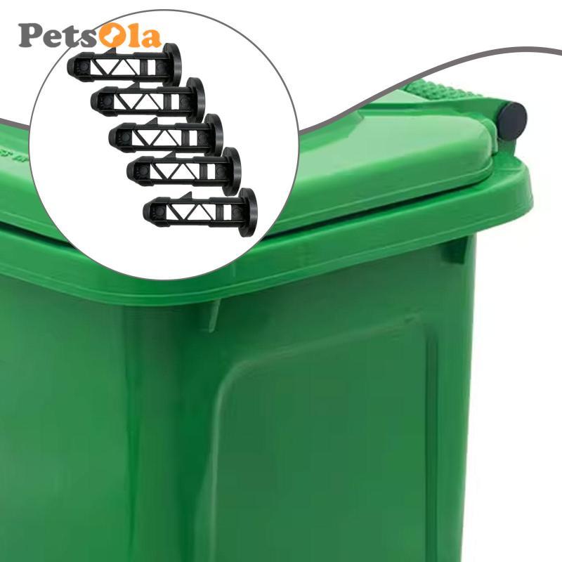 [Koolsoo2] 5x Wheelie Bin ฝาปิดบานพับ Pins ถังขยะฝาปิดบานพับ Pins Dustbin สําหรับกลางแจ้ง Rubbish 30