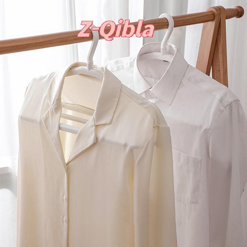 [Z-Qibla-t] ไม้แขวนเสื้อพลาสติกพร้อมคลิปประหยัดพื้นที่ Scalable เสื้อยืดชุด Coat ผ้าเช็ดตัวแขวนอุปกรณ์เสริมสําหรับ Home Closet ระเบียง