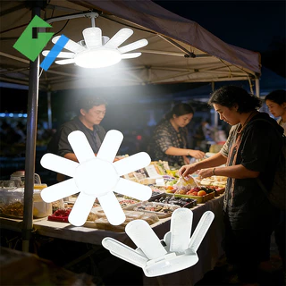 ✨รุ่นใหม่2026✨หลอดไฟใบพัด LED BULB 125W/155W/260W/280W พับเก็บได้ ประหยัดพลังงานไฟ หลอดไฟทรงใบพัด ไฟสีขาว