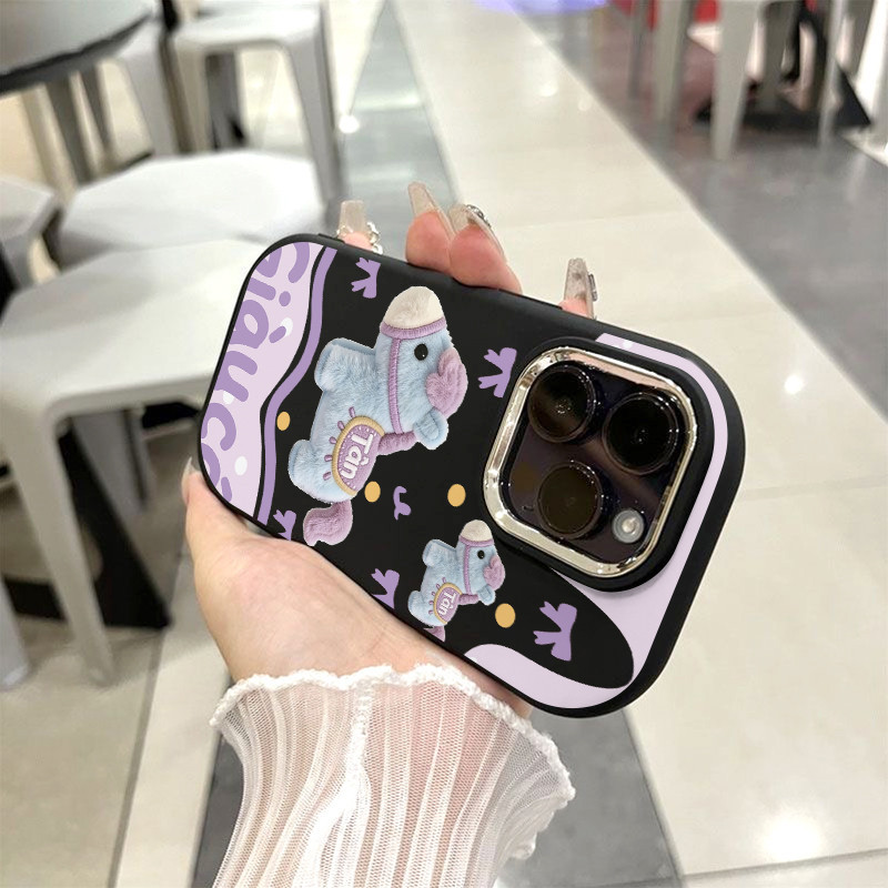 เคสโทรศัพท์มือถือลายน่ารัก เคสไอโฟน สำหรับ 13 14 11 Pro 16 Pro Max 15 14 PRO 11 MAX X XS MAX XR 7/8PLUS#061