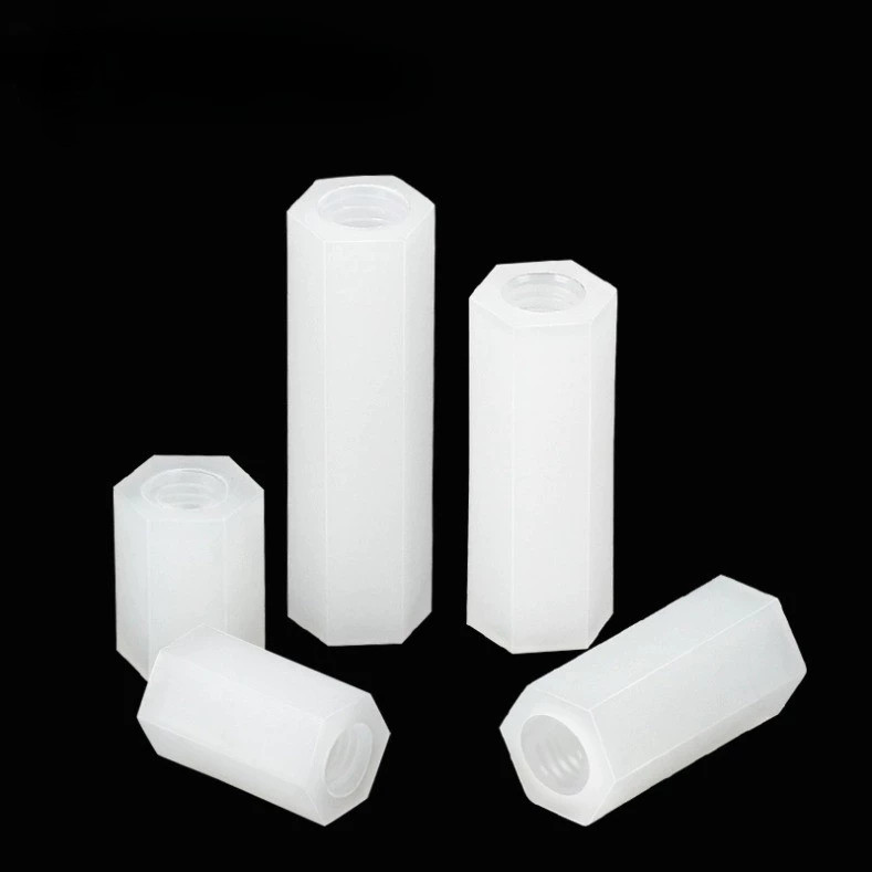 Nylon Spacer สีขาว FF เสารองบอร์ด ไนลอน เมียเมีย DIY