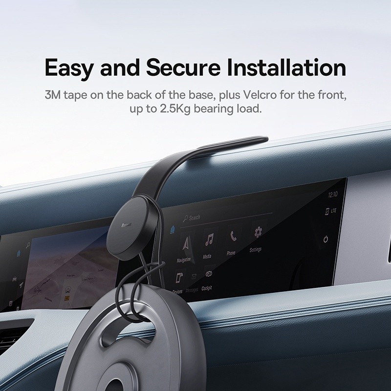 Hills ที่วางโทรศัพท์มือถือในรถ Smart Magnetic Car Holder 15W อลูมิเนียมหลอมรวม ABS ในรถ ที่จับโทรศัพท์ ราคา ถูกที่สุด ดีลบีเคเค แกลเลอรีภาพที่ 9