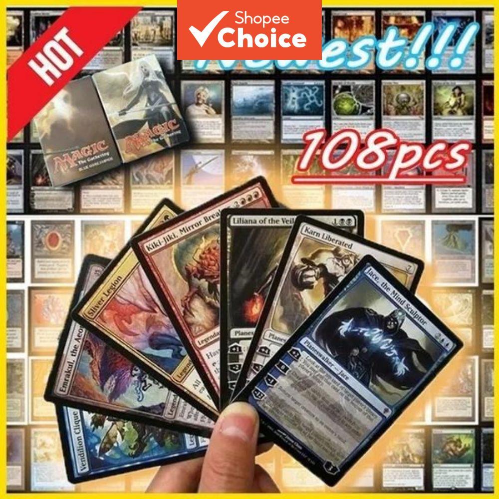 การ์ดแทน MTG คุณภาพสูง ขายดีมาก รุ่น NO. 108M1 การ์ด 108 ใบ รวม P9 Dual Land Fetch Land และ Shock La