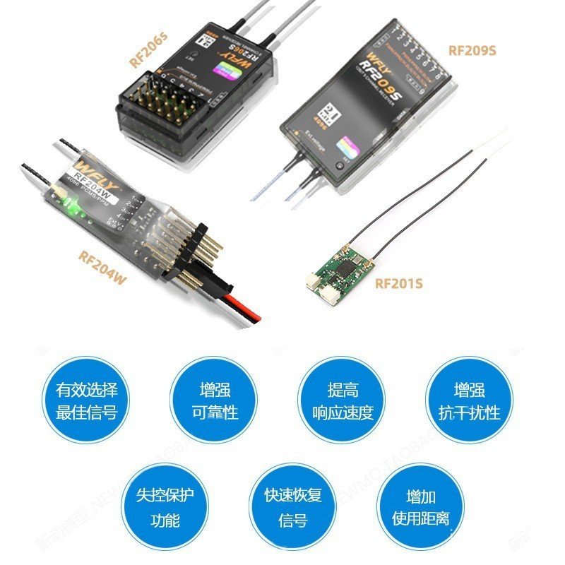 ตัวรับสัญญาณ 4rf207srd201w World รีโมทคอนโทรล 9-Pass 76wfr04s09set0707s Flying KH1H
