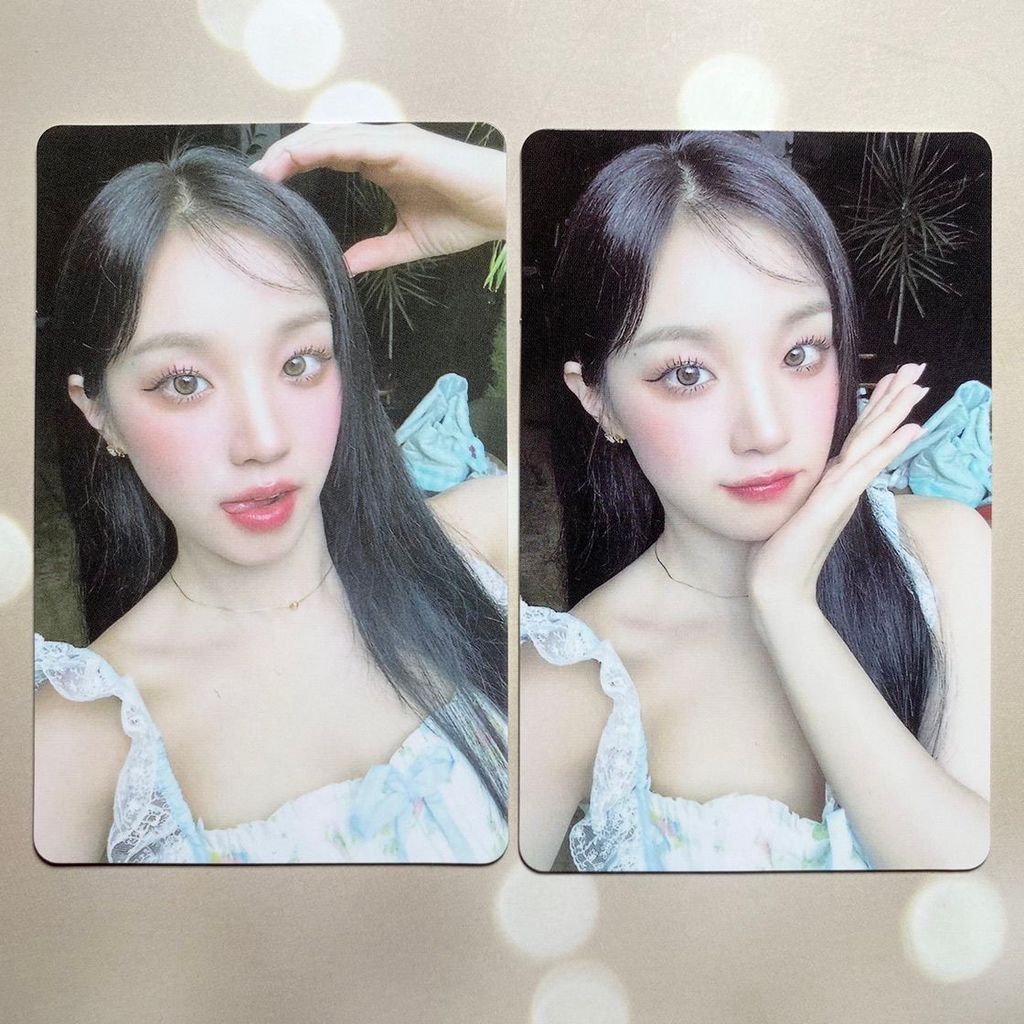 (G) I-DLE Song Yuqi การ์ดเล็ก Kms3.0 การ์ดอัลบั้ม หูสุนัข ดึงดาวรอบ