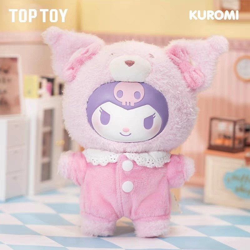 TOPTOY Sanrio Kuromi Peach Berry ตุ๊กตาไวนิล Kuromi จี้ตุ๊กตาน่ารัก