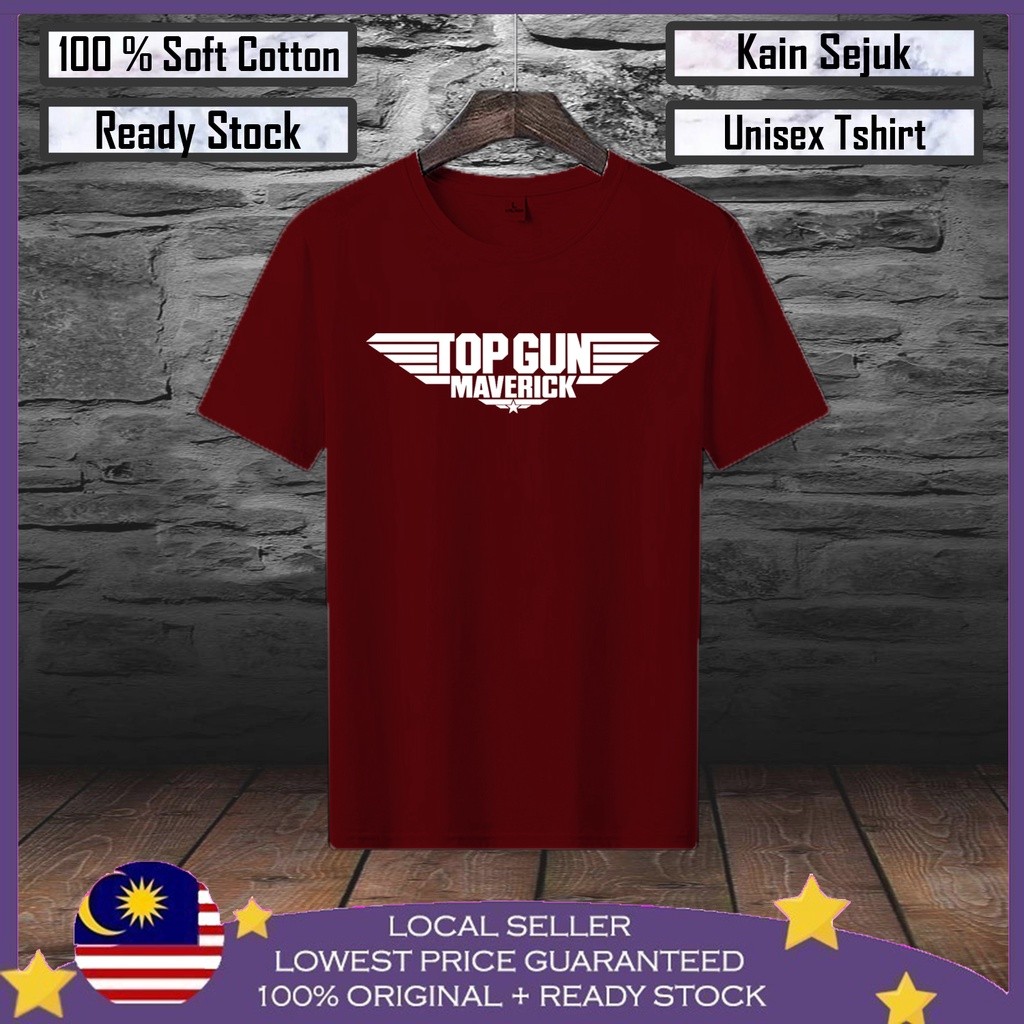 เสื้อยืด Topgun สำหรับผู้ชาย ทำจากเนื้อผ้าฝ้าย 100% ตามเทรนด์แฟชั่นปี 2026