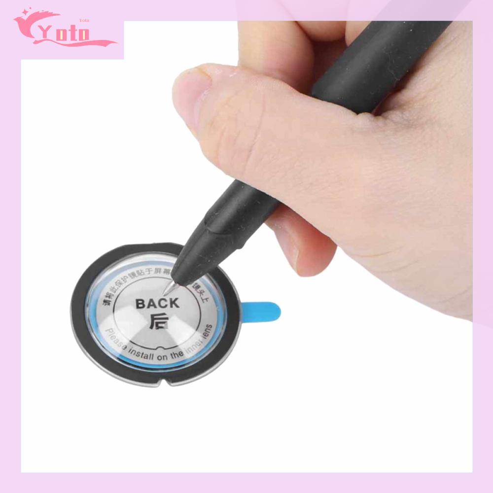 2 ชิ้นด้านหน้าและด้านหลังเลนส์กล้องบ้านสําหรับ Insta360 X3 PC ฝาครอบป้องกันสําหรับ Tesla รุ่น Y Juni