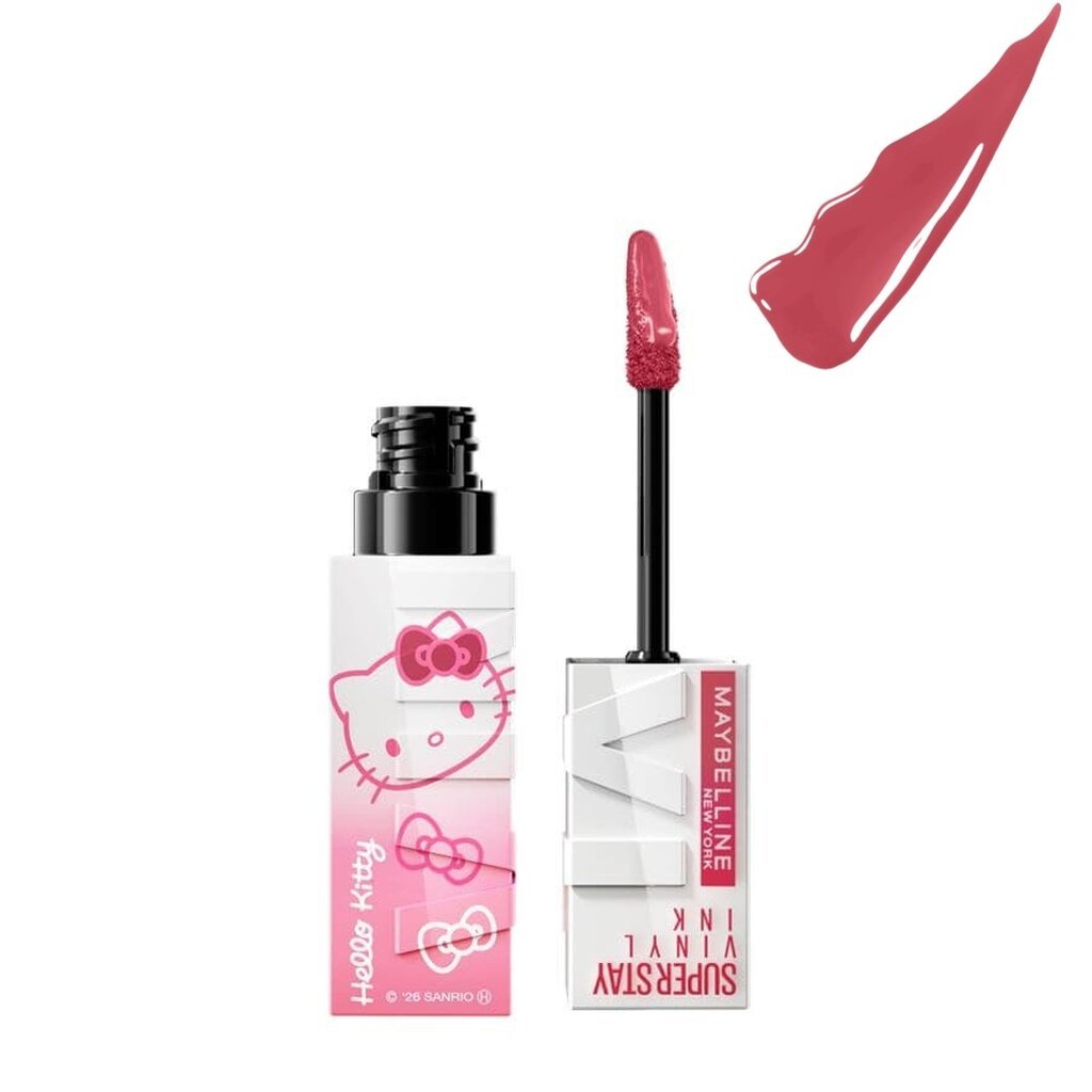 Maybelline เมย์เบลลีน ซุปเปอร์สเตย์ ไวนิล อิงค์ เฮลโล คิตตี้ คอลเลกชัน 4.2มล. 66 วิมซี่