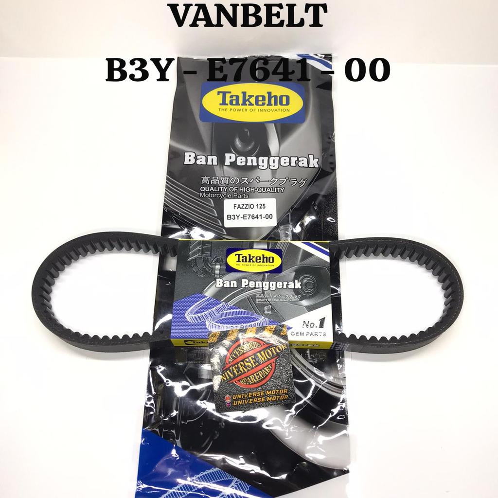 VBELT VANBELT FAN STRAP FAZIO 125 CODE B3Y E7641 00 TAKEHO BRAND