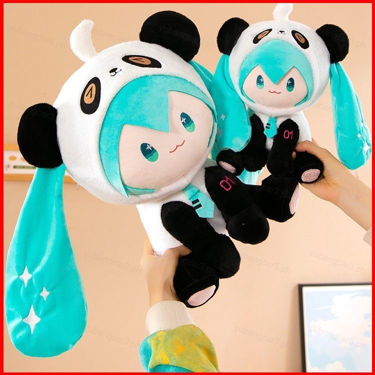 YB3 Hatsune Miku fufu Plushie หมอนนุ่มแพนด้าน่ารัก BY3