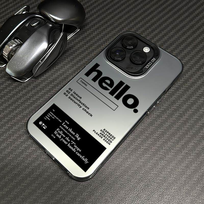 Simple Letter Label เหมาะสําหรับ iQOOZ10Turbo + Z9Z8xZ7i เคสโทรศัพท์ iQOONeo11109SPro + 87 Racing รุ