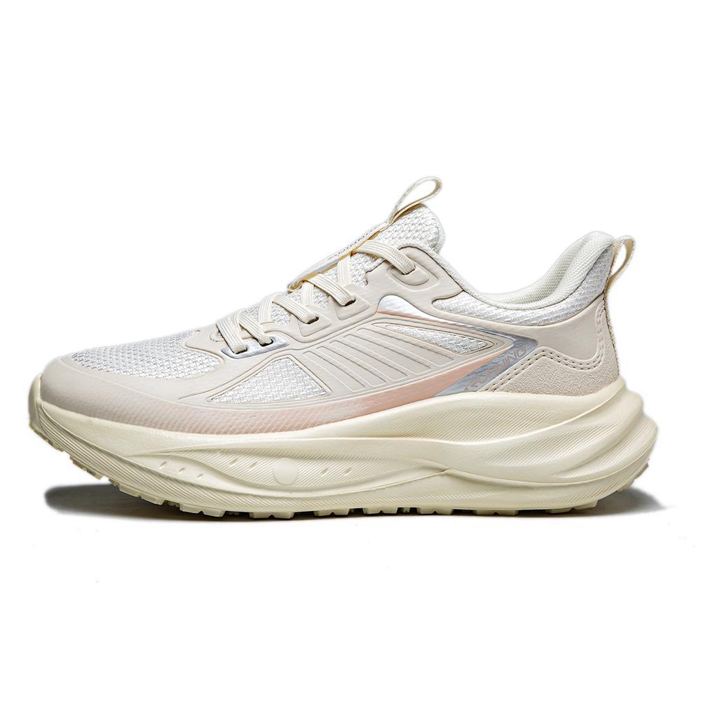 Luckyfanstore - รองเท้าผ้าใบ CLOUDWAY CREAM รองเท้าลําลองแบบสปอร์ตมีสไตล์สําหรับผู้ชายและผู้หญิง Spo