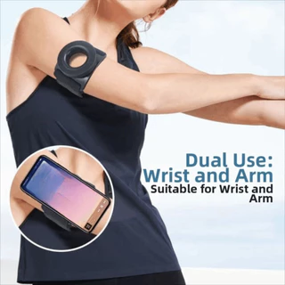 ขาตั้งโทรศัพท์มือถือ MAGICIANIP 360° หมุนได้สําหรับที่วางโทรศัพท์วิ่ง แม็กเซฟ, ระบบกันสะเทือนแม่เหล็กสากลแบบพกพาแขนโทรศัพท์มือถือสายรัดข้อมือขี่จักรยาน