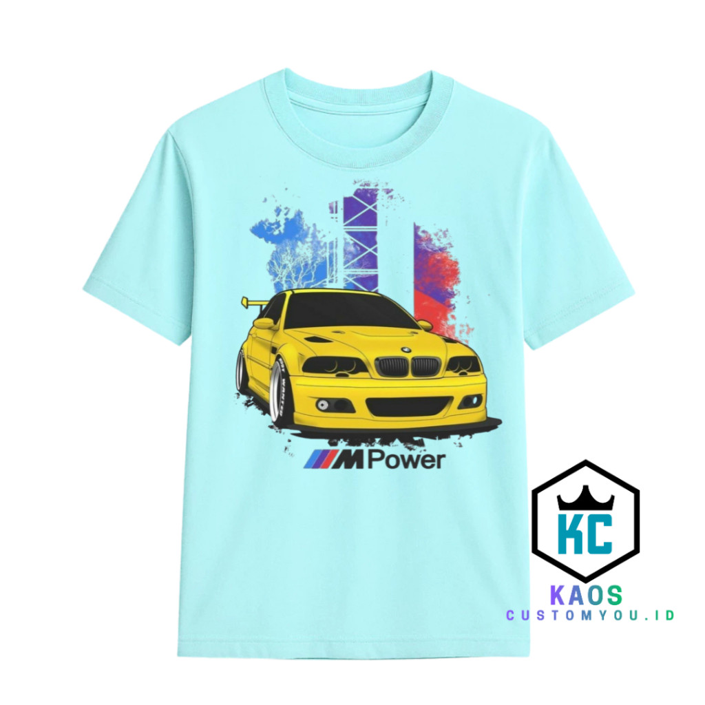 เสื้อยืดเด็กผู้ชาย / เสื้อยืดเด็ก Mpower Car