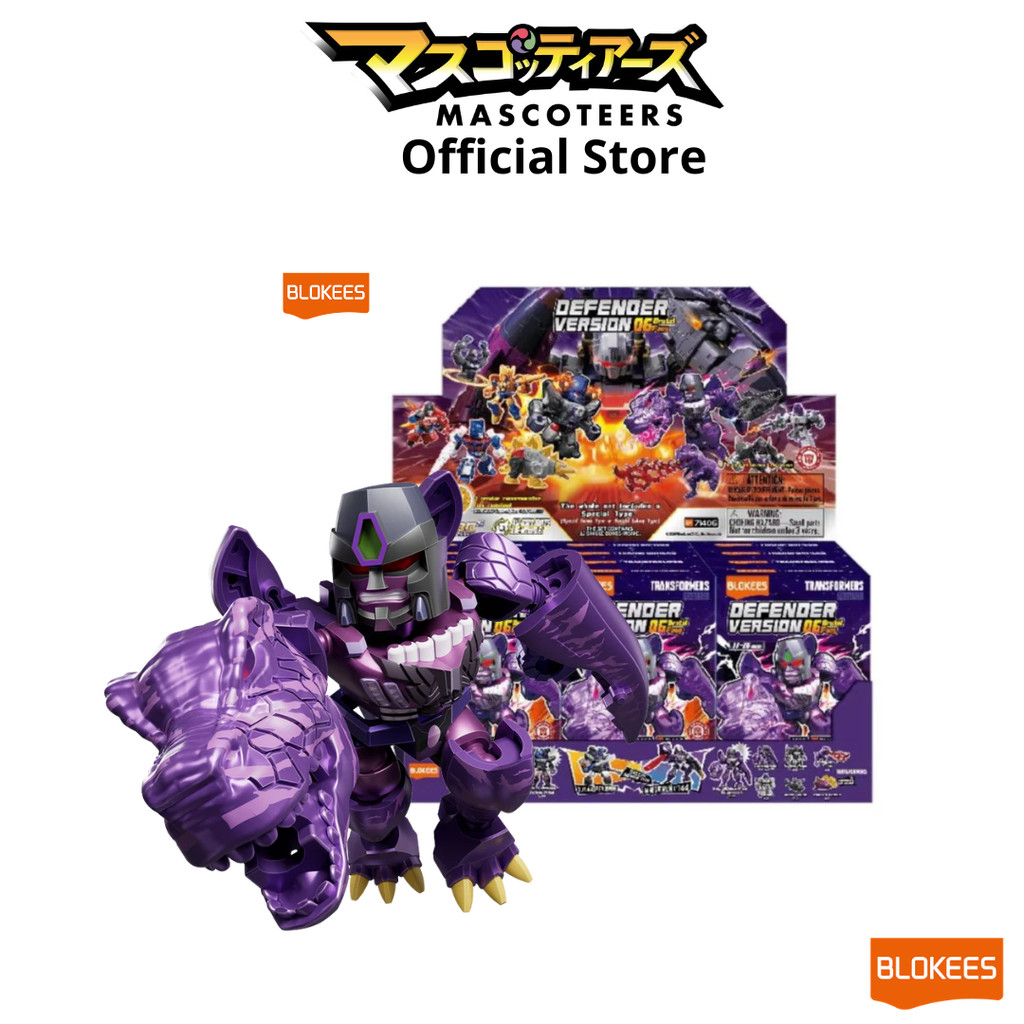 BLOKEES Blokees Figures - กล่องสุ่ม Transformers 71406 - DV06 Brutal Fang ของแท้ 100%