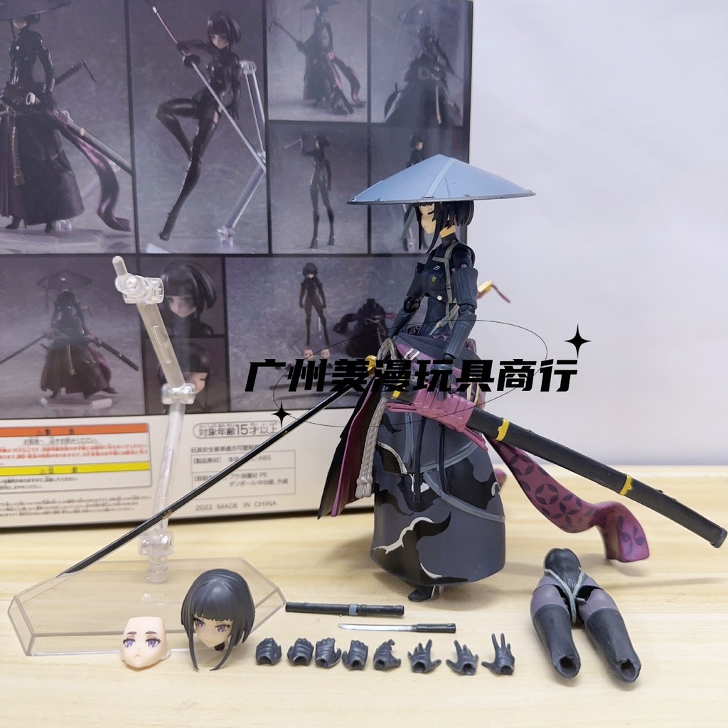 Figma549#浪人武士手办 RONIN Machine Girl Deluxe Multi-Accessories Boxed Model Nendoroid Jewelry