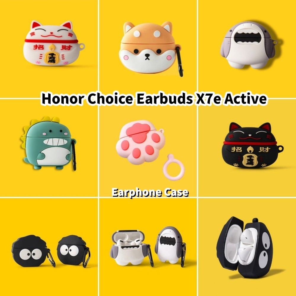 imamura สําหรับ Honor Choice หูฟัง X7e Active Case น่ารักการ์ตูนซิลิโคนอ่อนนุ่มหูฟังกรณีปลอก NO.1