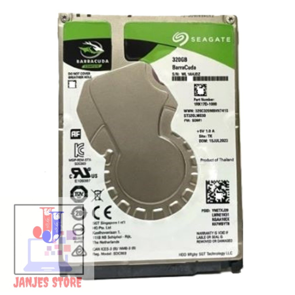 Seagatee Barracuda Slim Sata 2.5 "320GB ฮาร์ดไดรฟ์แล็ปท็อป 320GB HDD สําหรับ PS3 PS4 แล็ปท็อป HDD