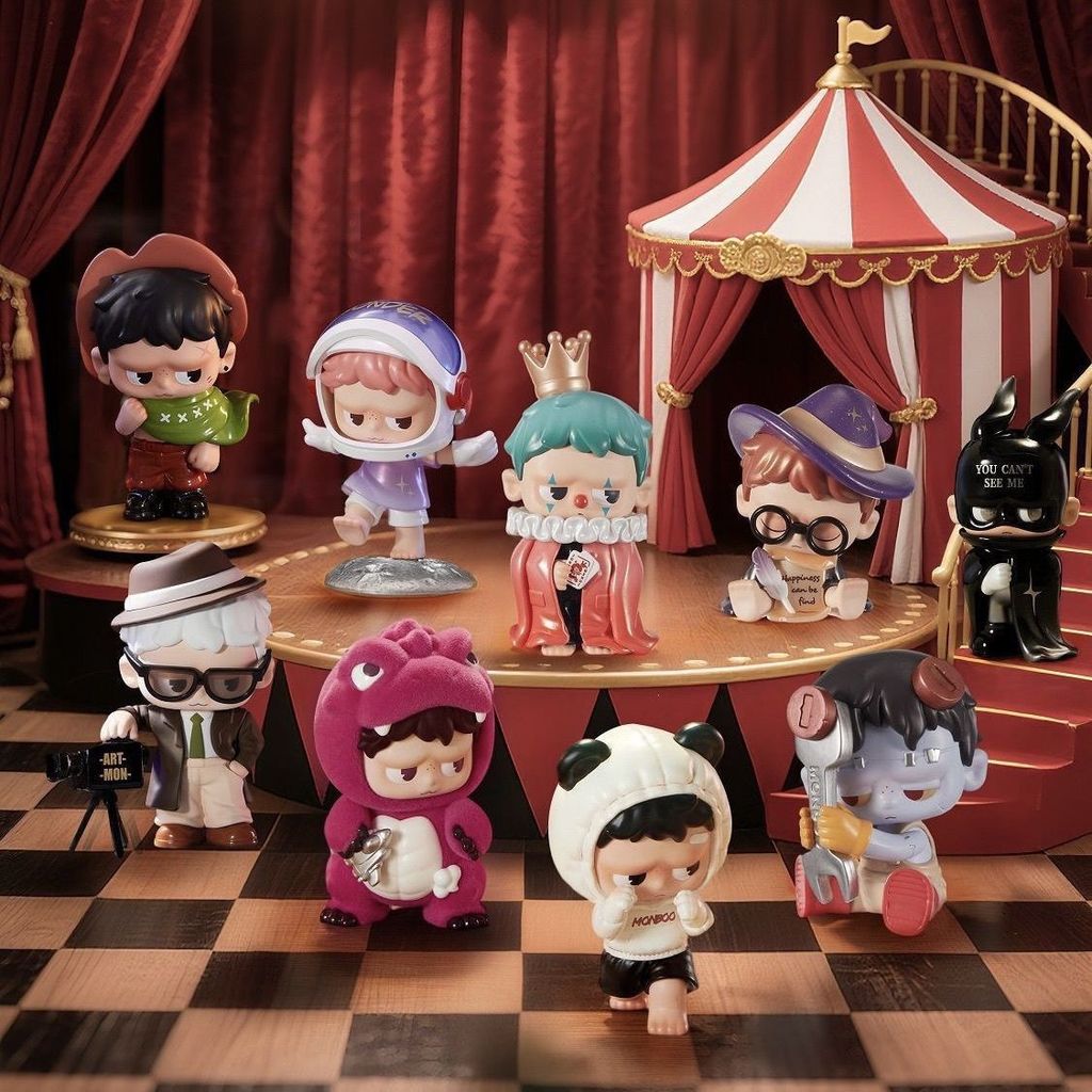 MonBoo Theater Story Series Mystery Box อินเทรนด์น่ารักตุ๊กตารูปเดสก์ท็อปตกแต่งของขวัญวันเกิดหญิง