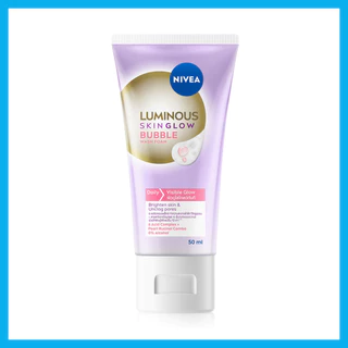 NIVEA Luminous Skin Glow Bubble Wash Foam 50ml นีเวีย โฟมล้างหน้า.