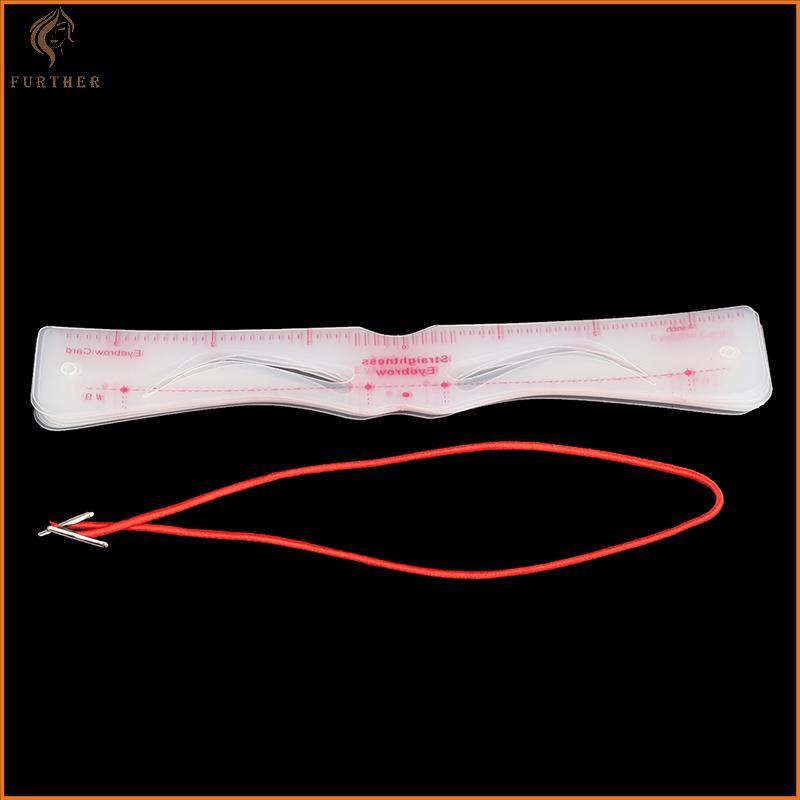 [FT] 12 รูปแบบเครื่องมือแต่งหน้า Thrush Card Grooming Eyebrow Shaper Kit ลายฉลุคิ้ว [TH]