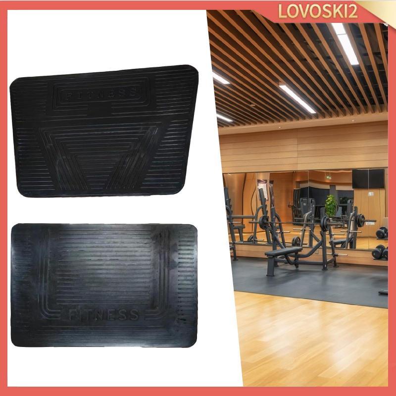 [Lovoski2] Professional Squat Pad Rubber Hack Squat Machine Cushion Replacement Floor Mat for Lower 