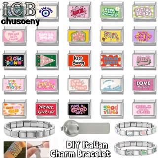 สร้อยข้อมือสแตนเลสสไตล์ลายมือ แบบอิตาลี กว้าง 9 มิลลิเมตร สำ…