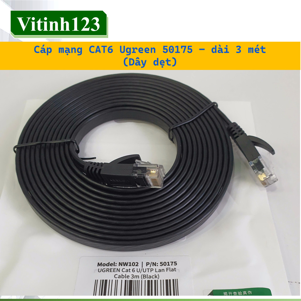 สาย CAT6 แบน 50174, Ugreen 50175,Ugreen 50176, Ugreen 50177,Ugreen 50178,Ugreen 50180, 50181, 50182