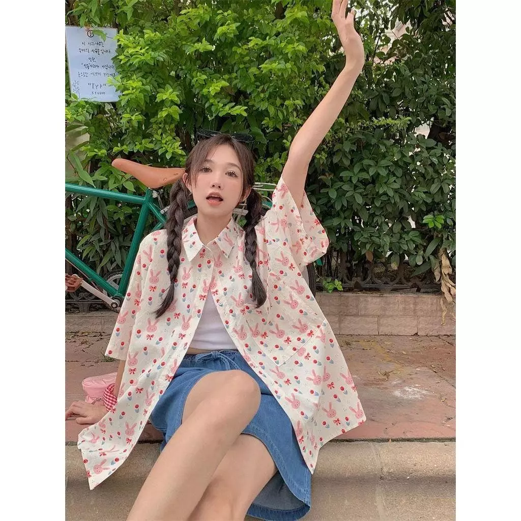 Chili Koko เสื้อเชิ้ตฮาวายแขนสั้น ลายดอก รุ่น 310 thumbnail 6