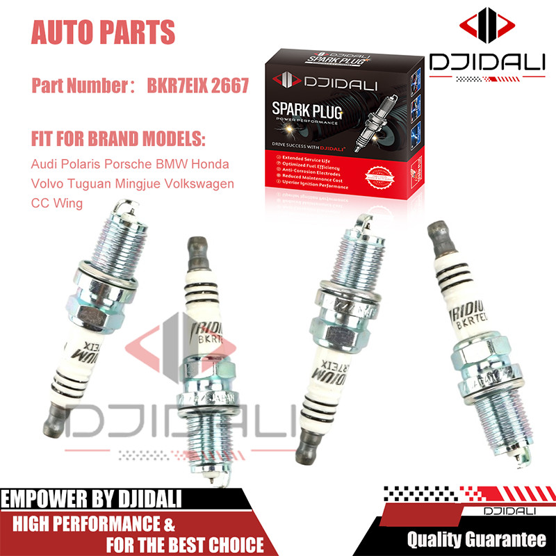 4 ชิ้น Iridium Bkr7eix 2667 หัวเทียนสําหรับ Honda Volvo Tuguan MG Volkswagen CC Wing
