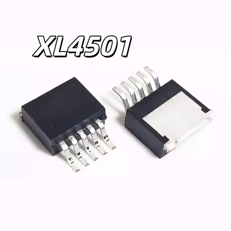 ยี่ห้อใหม่ของแท้ XL4501E1 Step-down IC Car Charger ชิป 8-36V 5A XL4501 Patch TO-263