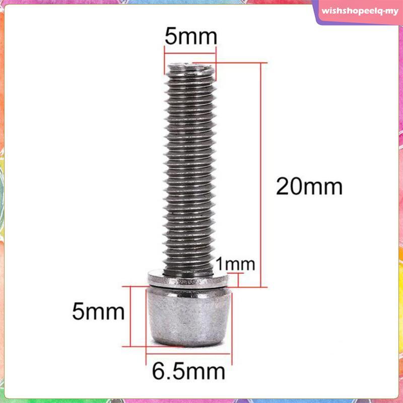 [WishshopeelqMY] 10 ชิ้น/แพ็ค M5 M6 จักรยานStem Bolts Hex Socket Tapping BoltsสําหรับHandlebar