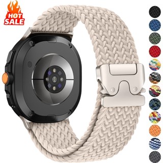 สายถักสําหรับ Samsung Galaxy Watch 8 40 44 มม.ร่มชูชีพหัวเข็…